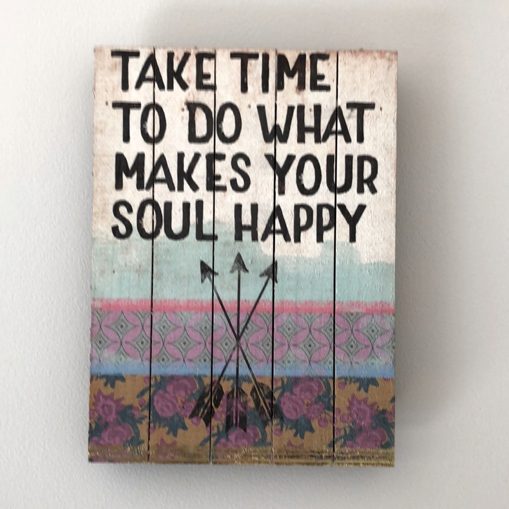 Wooden plaque art